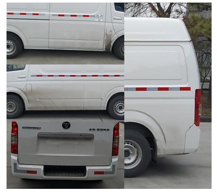 福田牌BJ5049XXY-K1廂式運(yùn)輸車公告圖片