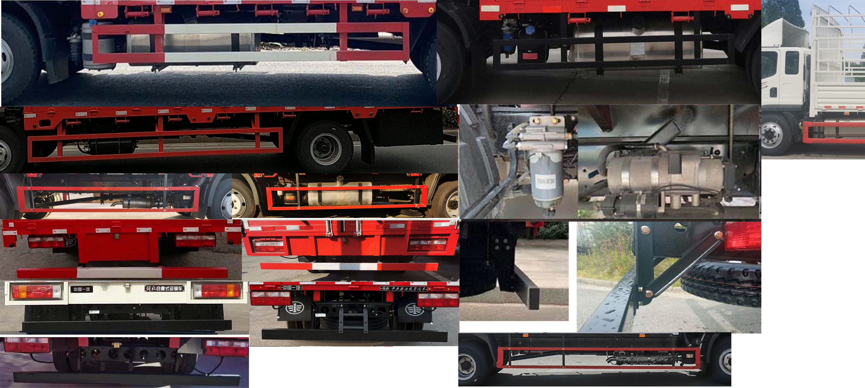 解放牌CA5110CCYP40K59L2E6A85倉柵式運(yùn)輸車公告圖片