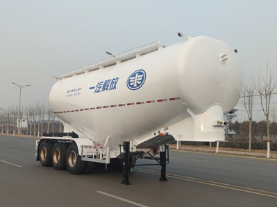解放牌9米33.7吨3轴中密度粉粒物料运输半挂车(CA9402GFLA91)