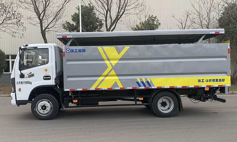 徐工牌XGH5120XTYD6密閉式桶裝垃圾車公告圖片