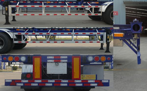 明航牌ZPS9351TJZ铝合金集装箱运输半挂车公告图片