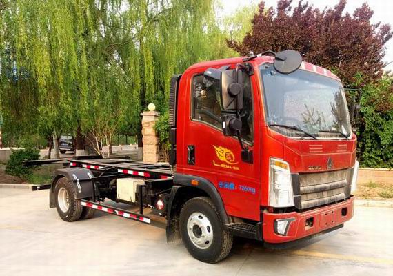 豪沃牌ZZ5077ZKXF3315F174車廂可卸式汽車公告圖片