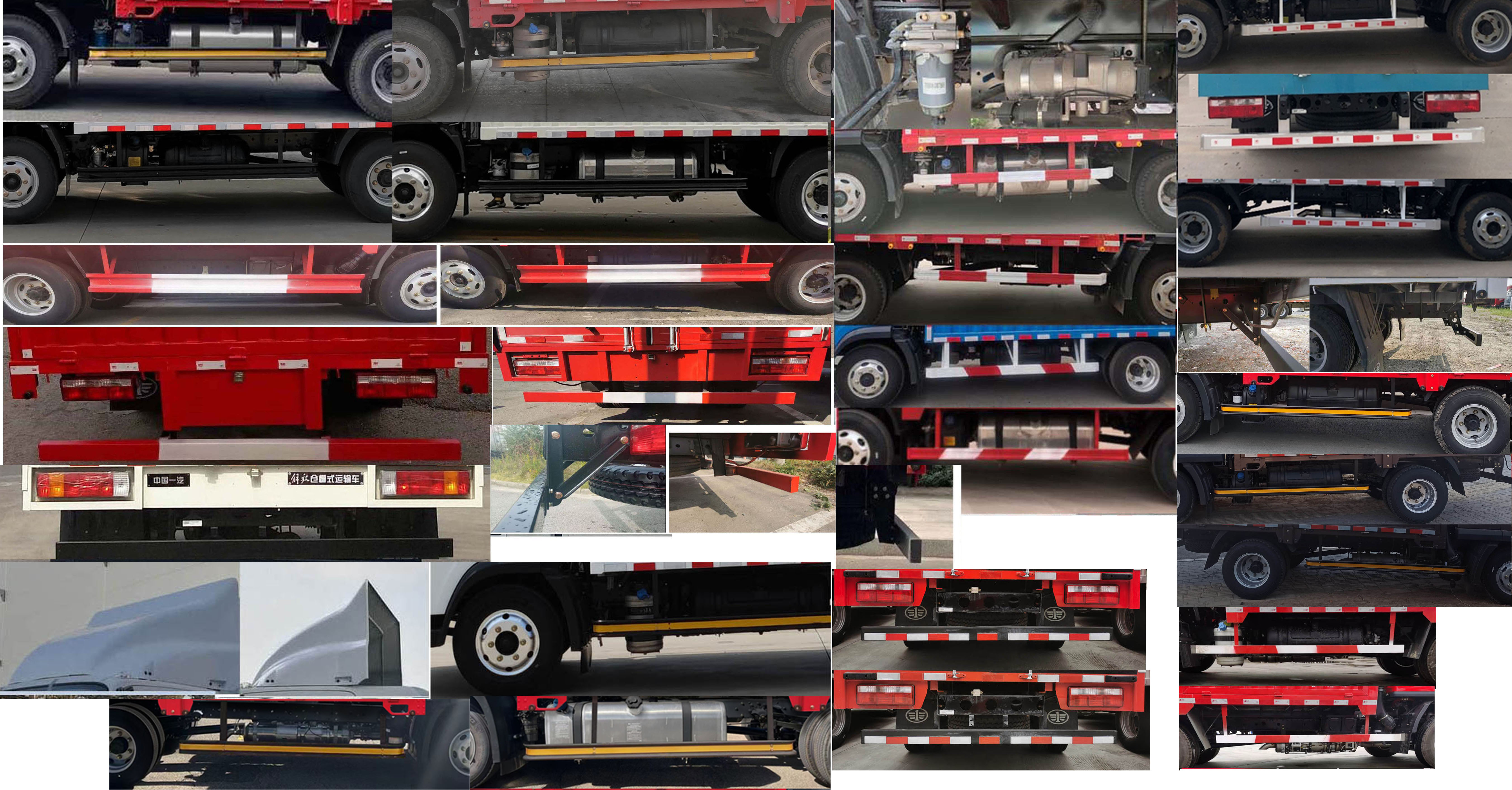 解放牌CA5047CCYP40K42L2E6A84倉柵式運(yùn)輸車公告圖片