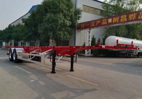昌骅牌12.3米30.9吨2轴集装箱运输半挂车(HCH9350TJZ40)