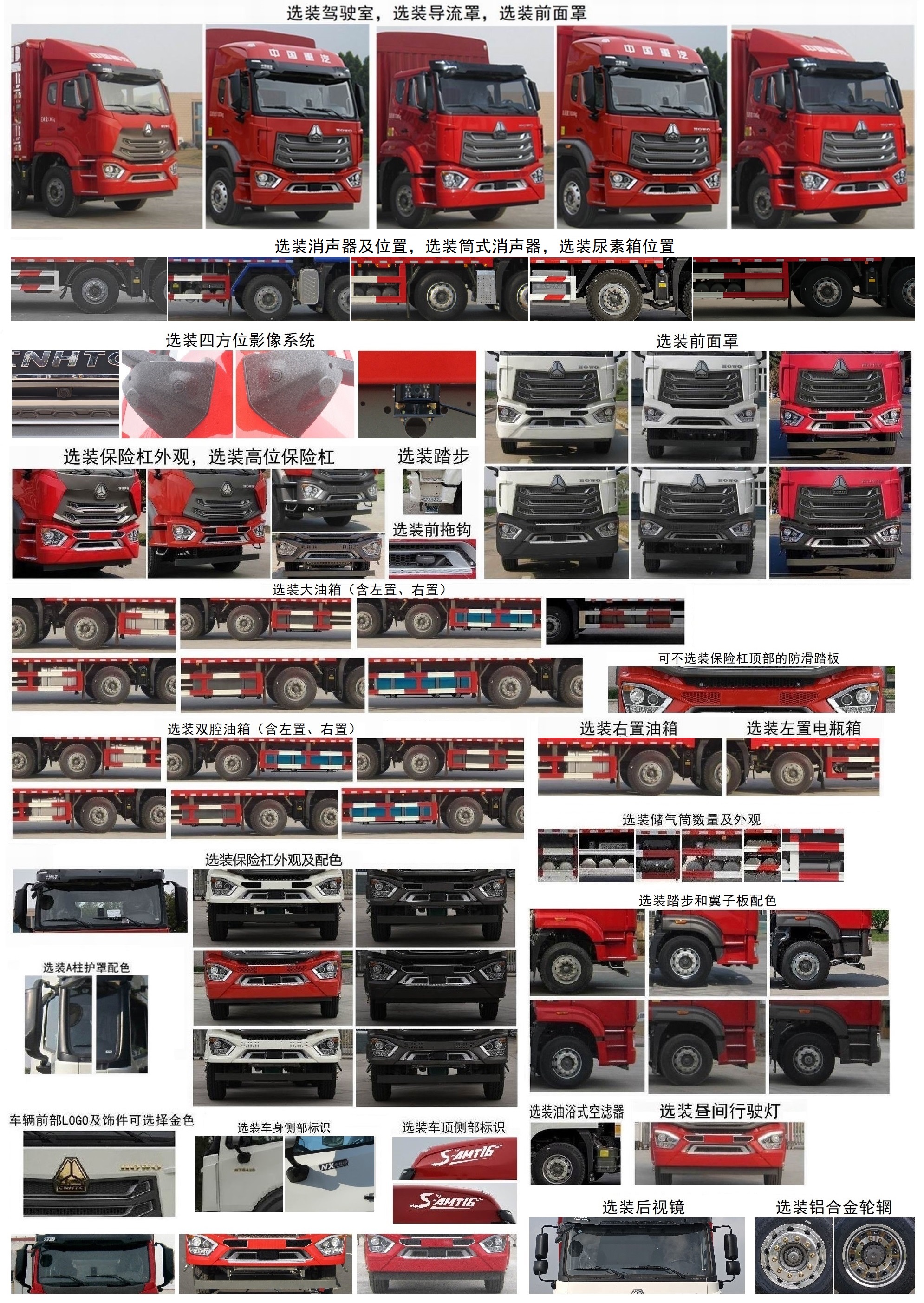 豪沃牌ZZ5257CCQN43CJF1畜禽運(yùn)輸車公告圖片