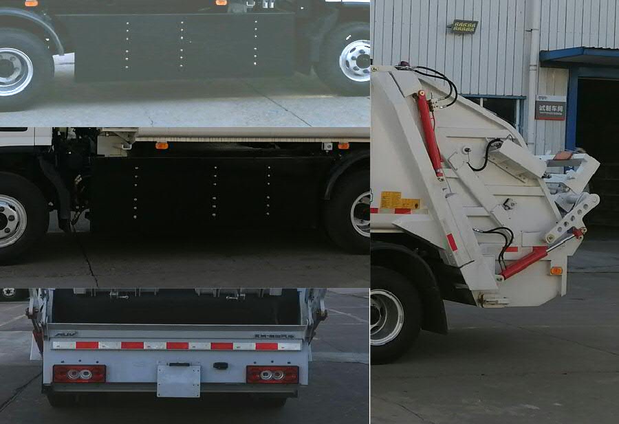福田牌BJ5102ZYSEV-H1純電動壓縮式垃圾車公告圖片