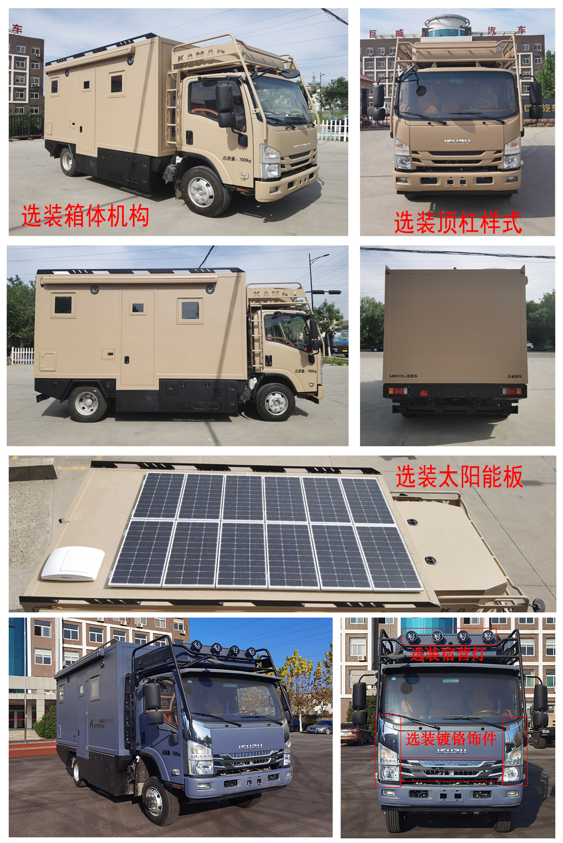 巨威牌SJW5070XLJ旅居車公告圖片