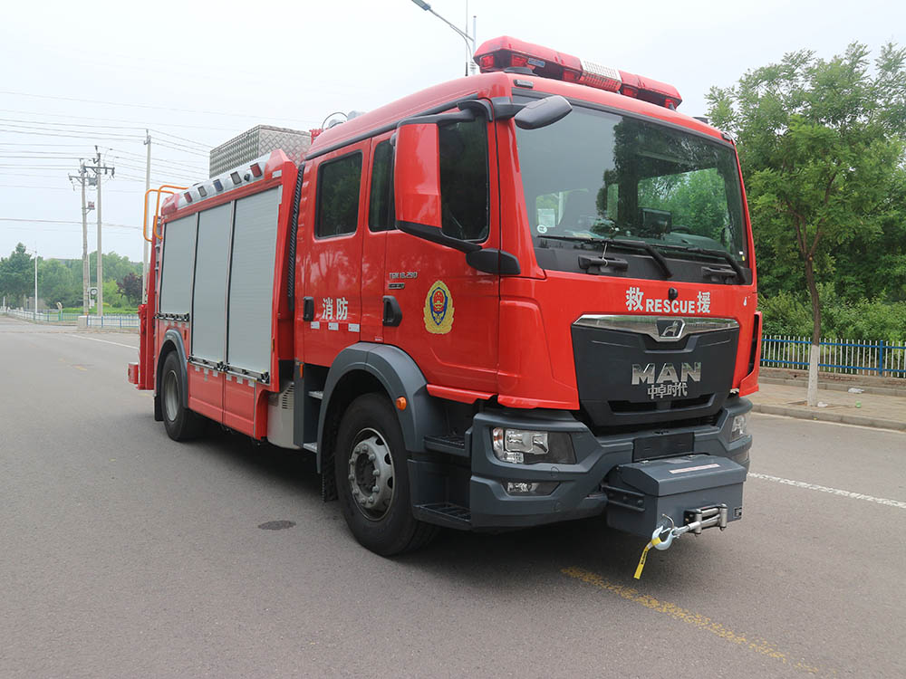 中卓时代牌ZXF5132TXFJY100/M6抢险救援消防车公告图片