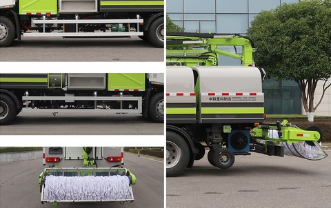 中聯(lián)牌ZBH5181TXQDFBEV純電動墻面清洗車公告圖片