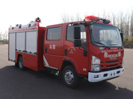 启敬牌QHV5100GXFSG35/W6水罐消防车