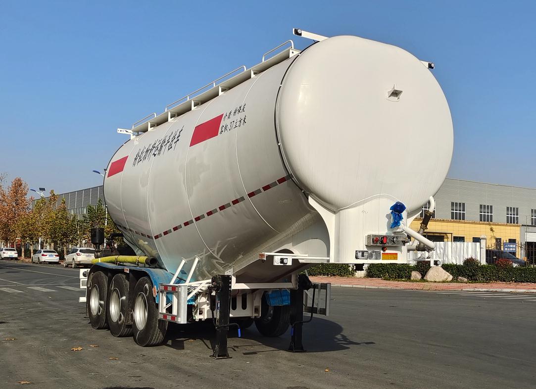 工尹正安牌8.9米35.5吨3轴中密度粉粒物料运输半挂车(XZA9401GFL)