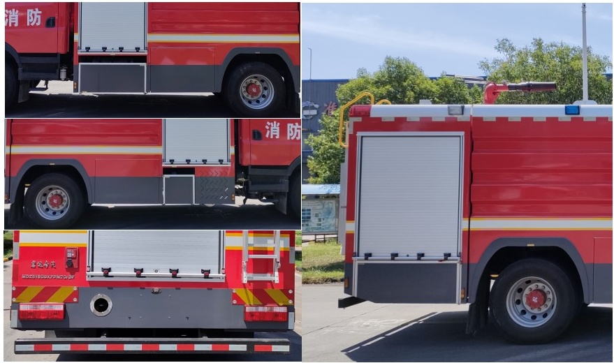 焱泽牌MDZ5160GXFPM70/DF泡沫消防车公告图片
