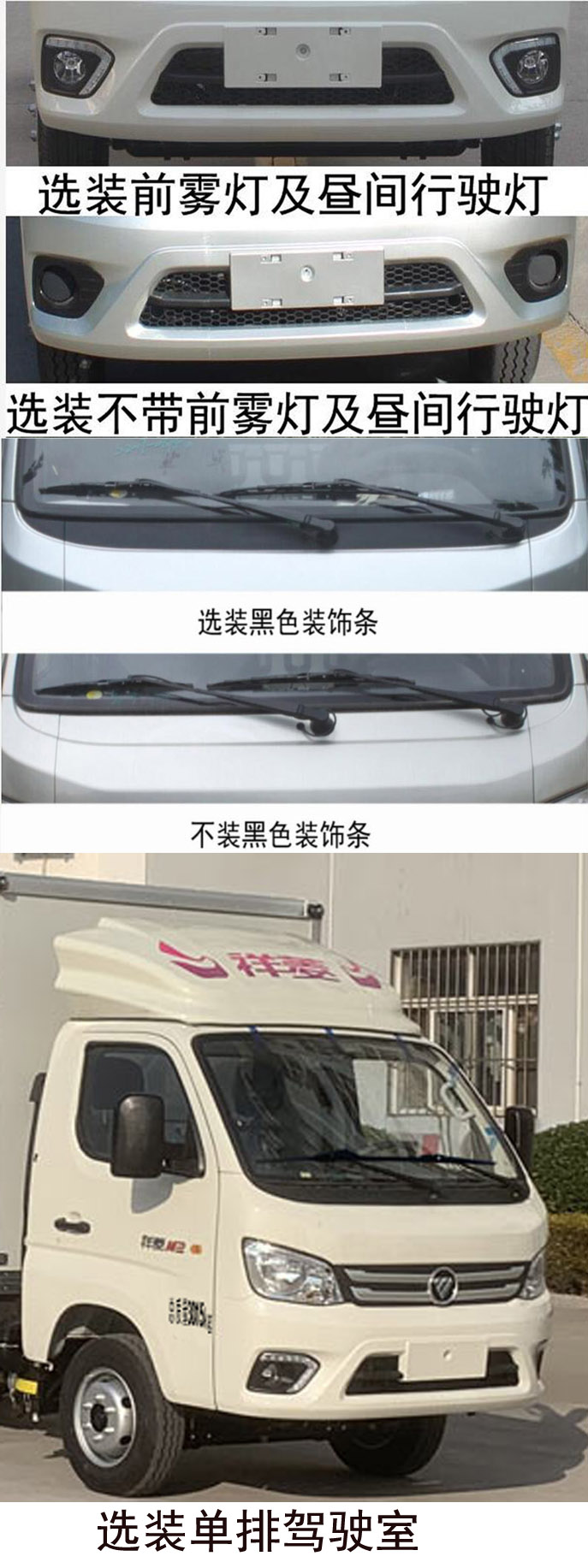 福田牌BJ5032XXY5PV5-22廂式運(yùn)輸車公告圖片