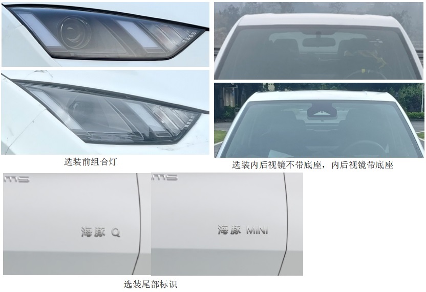 比亚迪牌BYD7001BEVA1纯电动轿车公告图片