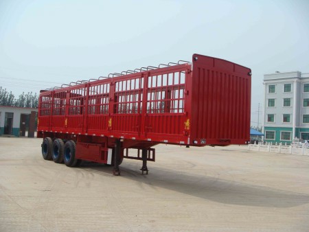 驹王牌11.5米34.4吨3轴仓栅式运输半挂车(ZJW9409CCY)