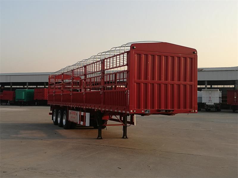 华宇达牌11.5米31.7吨3轴仓栅式运输半挂车(LHY9382CCY)