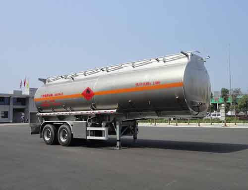华威驰乐牌10米29.5吨2轴铝合金运油半挂车(SGZ9356GYY)