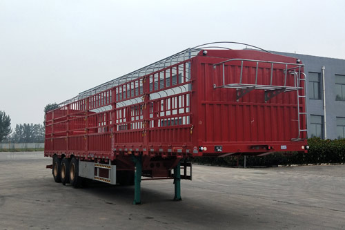 广恩牌13米33.7吨3轴仓栅式运输半挂车(YYX9400CCYE)