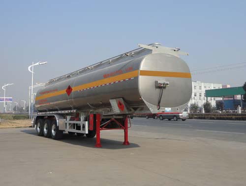 华威驰乐牌12.6米33.2吨3轴铝合金运油半挂车(SGZ9406GYY)