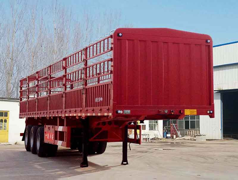 威龙兴达牌13米32.3吨3轴仓栅式运输半挂车(CXS9391CCY)