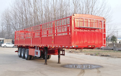 凯旺兴业牌13米33.8吨3轴仓栅式运输半挂车(YMK9400CCY)