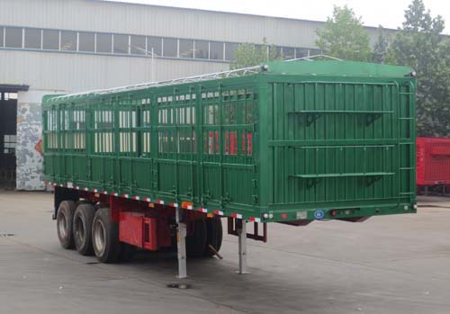 聊工牌11.5米34.3吨3轴仓栅式运输半挂车(HTL9401CCY)