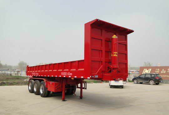 华鲁业兴牌9.5米32.3吨3轴自卸半挂车(HYX9401Z)