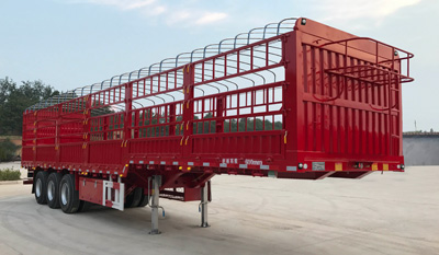 鲁玺牌13米32.2吨3轴仓栅式运输半挂车(LXP9400CCYEZX)