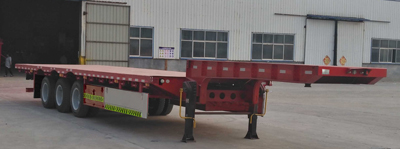 龙恩牌13.8米33.8吨3轴低平板半挂车(LHE9401TDP)