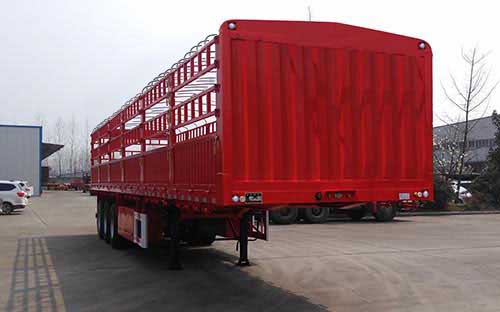 国世华邦牌13米30.8吨3轴仓栅式运输半挂车(XHB9370CCY)