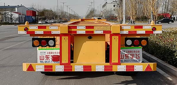 梁宇牌SYF9400TJZ集装箱运输半挂车公告图片