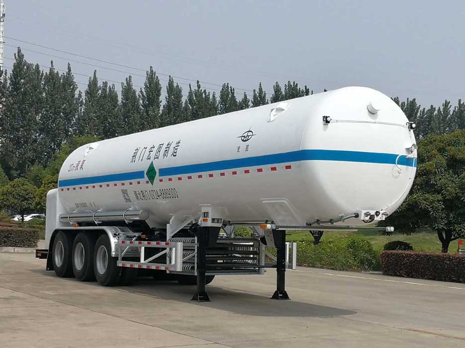 宏图牌11.9米27.7吨3轴低温液体运输半挂车(HT9403GDY2)