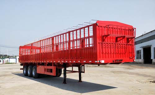 凯达宏业牌13米34.2吨3轴仓栅式运输半挂车(WKD9400CCY)