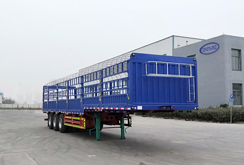 冠亚达牌13米33.8吨3轴仓栅式运输半挂车(GYD9400CCYE)