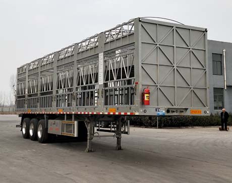 骜通牌13米33.5吨3轴畜禽运输半挂车(LAT9403CCQ)