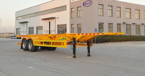 鑫鲁骏牌12.4米30.8吨2轴集装箱运输半挂车(SSY9350TJZ40)