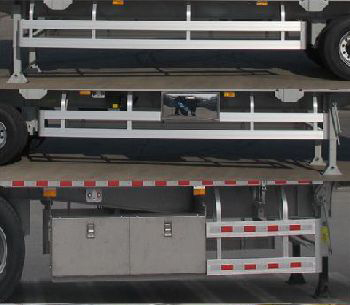丛林牌LCL9405TJZ铝合金集装箱运输半挂车公告图片