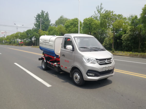 三聯(lián)牌YSY5037ZXXE6車廂可卸式垃圾車公告圖片