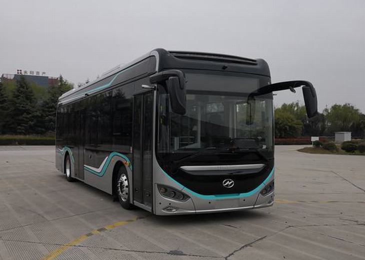 海格牌KLQ6106GAEVN5A纯电动低入口城市客车公告图片