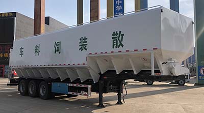 大力牌12.9米28.4吨3轴散装饲料运输半挂车(DLQ9401ZSLXND)