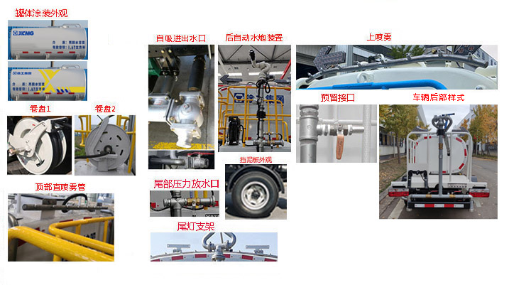 徐工牌DXA5030GPSD6绿化喷洒车公告图片