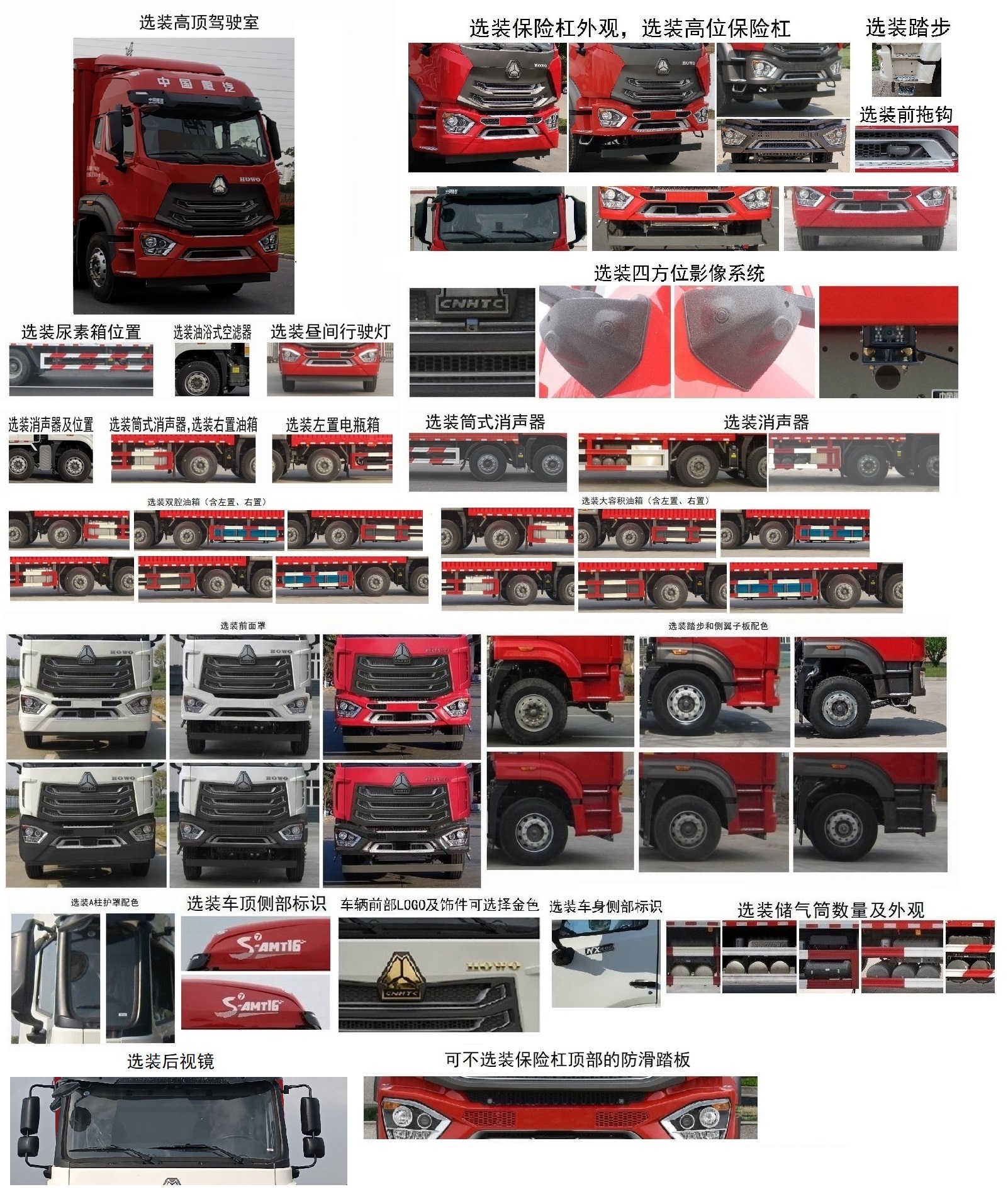 豪沃牌ZZ5317CCYV386JF1倉柵式運輸車公告圖片