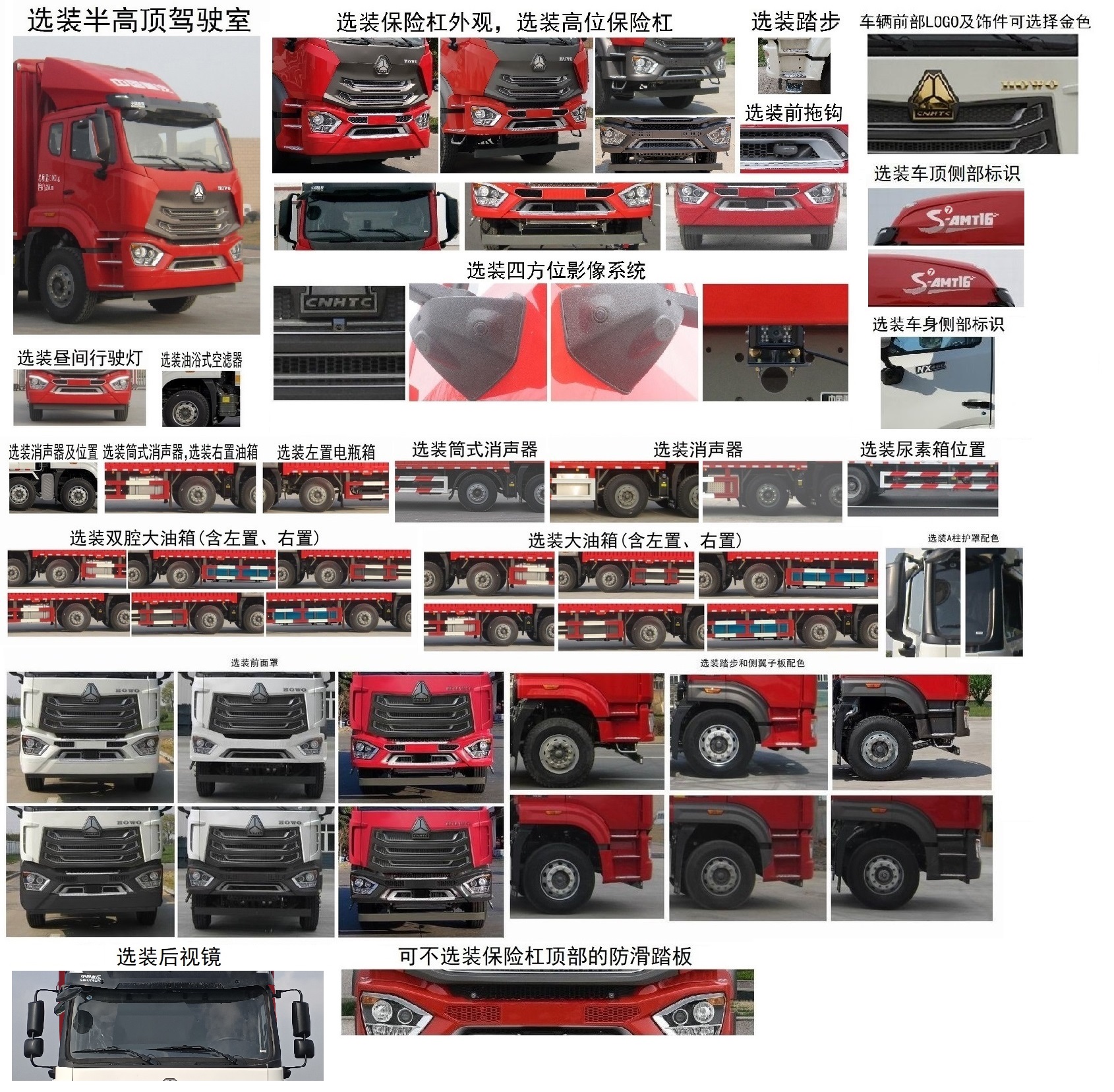 豪沃牌ZZ5317CCQV466JF1畜禽運輸車公告圖片