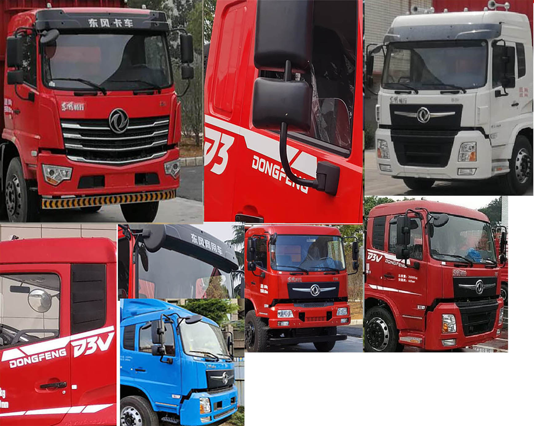 東風(fēng)牌DFV5253CCYGP6DT倉(cāng)柵式運(yùn)輸車(chē)公告圖片