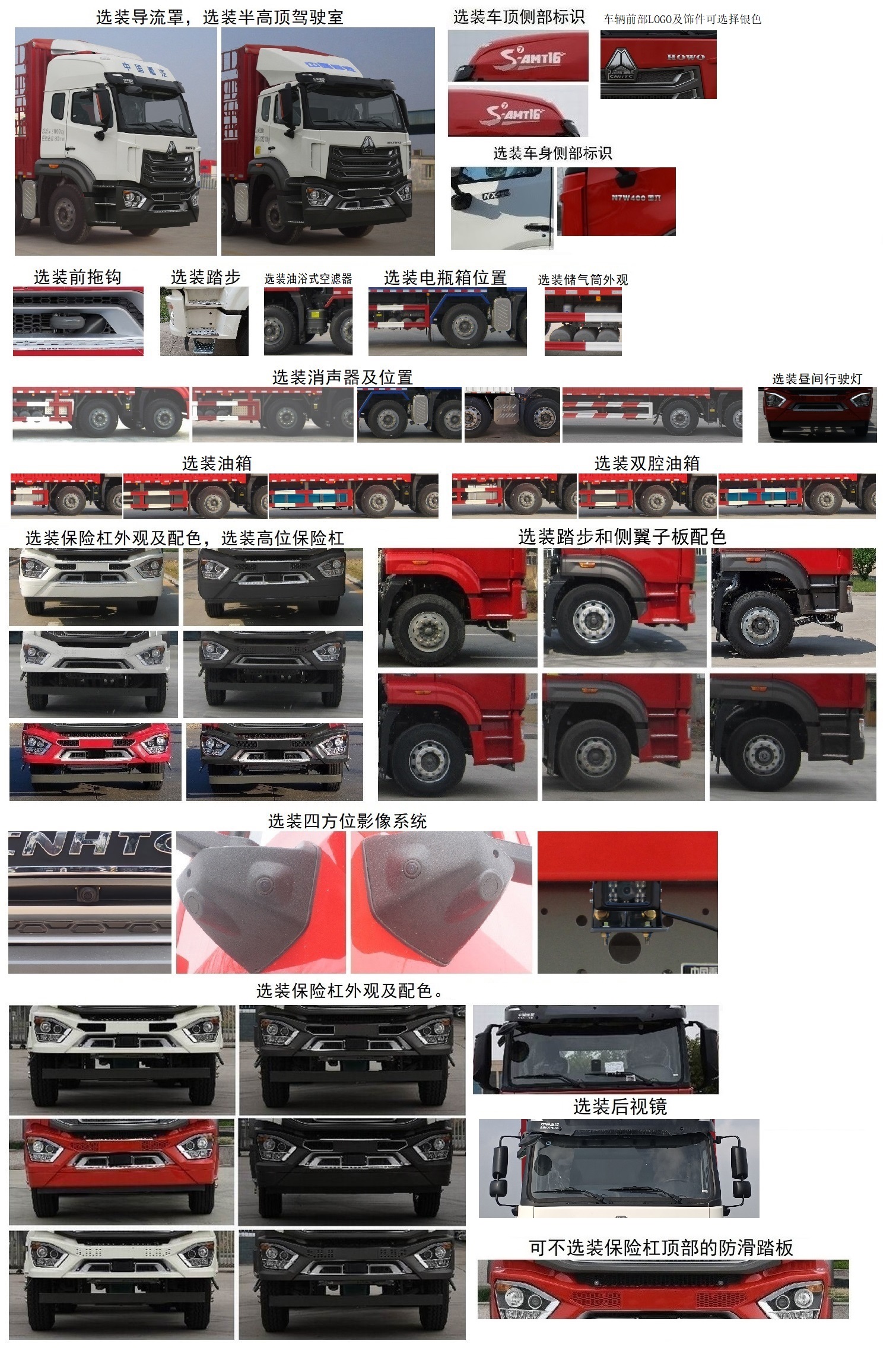 豪沃牌ZZ5317CCYN46MJF1仓栅式运输车公告图片