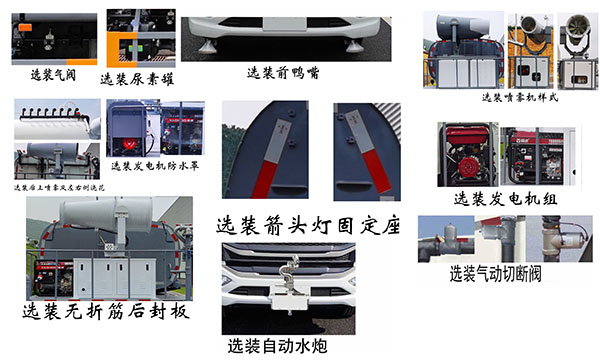 龙环牌FLM5126TDYDT6LH多功能抑尘车公告图片