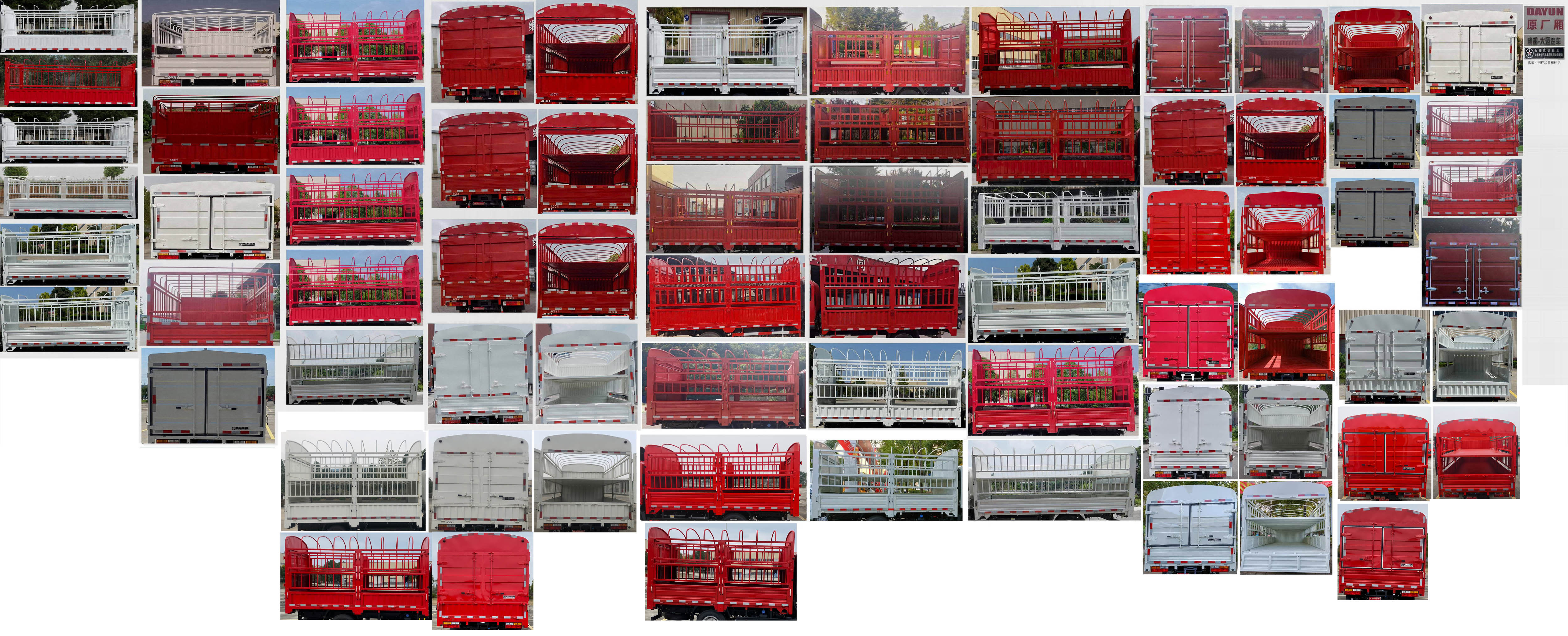 大運(yùn)牌CGC5041CCYHDD33F倉柵式運(yùn)輸車公告圖片