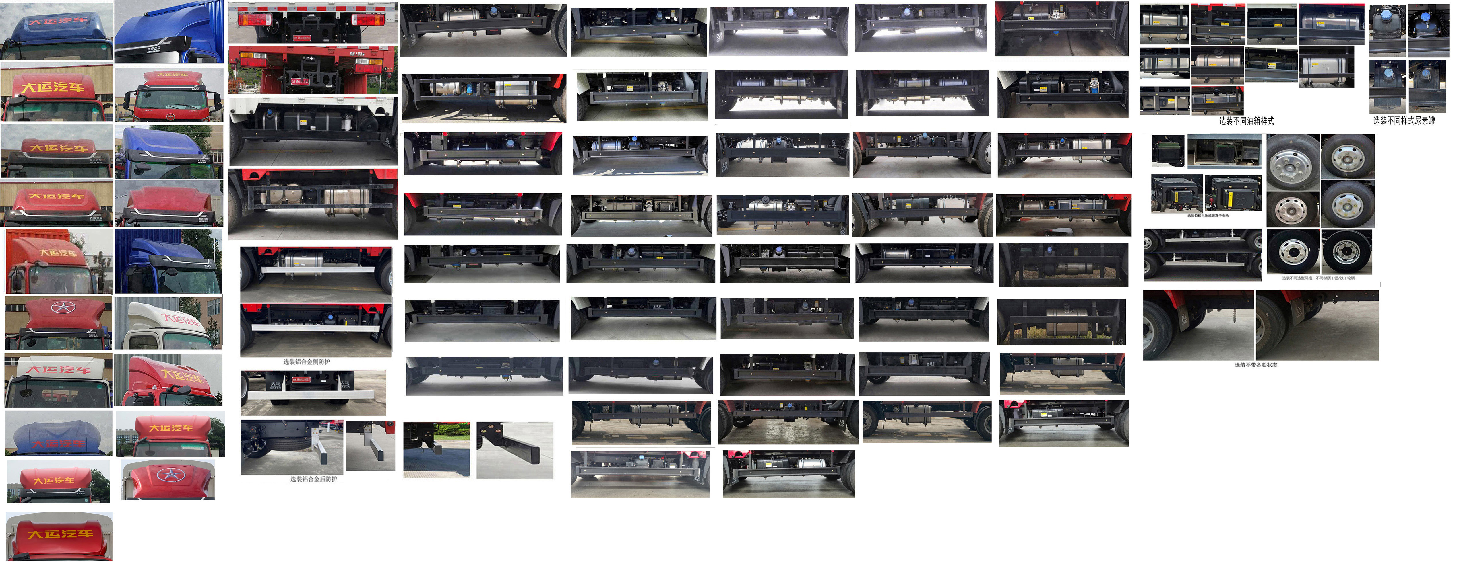 大運(yùn)牌CGC5041CCYHDD33F倉柵式運(yùn)輸車公告圖片