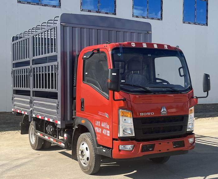 豪沃牌ZZ5047CCYF2813F145倉柵式運輸車公告圖片