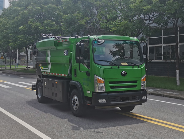 宇通牌YTZ5100ZZZD0BEV纯电动自装卸式垃圾车公告图片